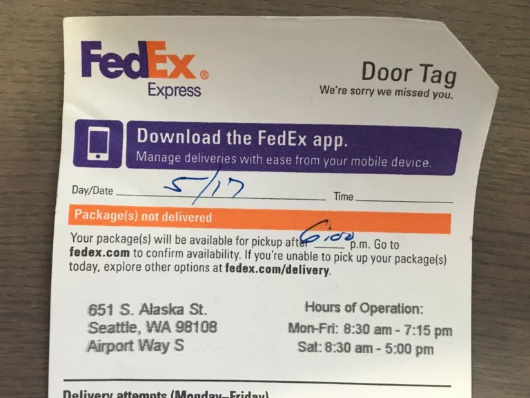 FedEx Door Tag Lookup: A Step-by-Step Guide