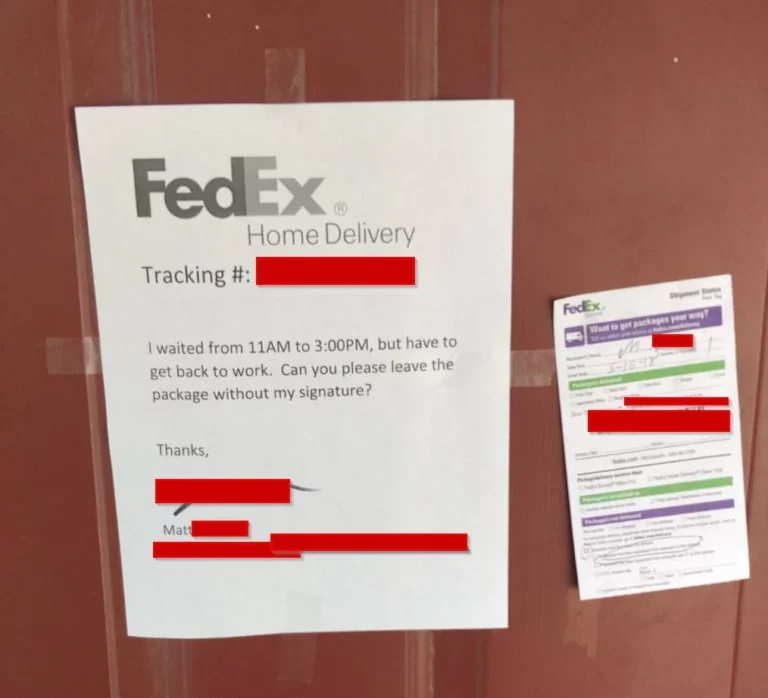 FedEx Door Tag: What it is and How to Use it
