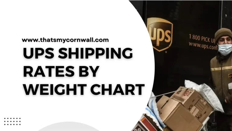 What are UPS Shipping Rates by Weight Chart?
