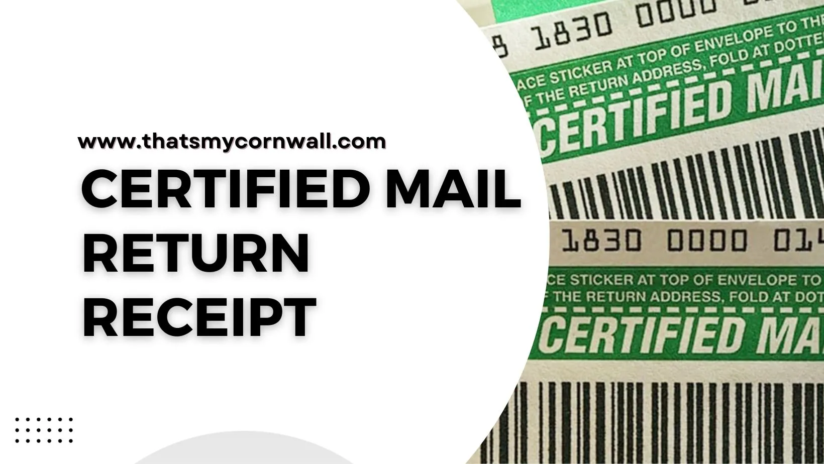 Certified Mail Return Receipt How to fill out a certified mail