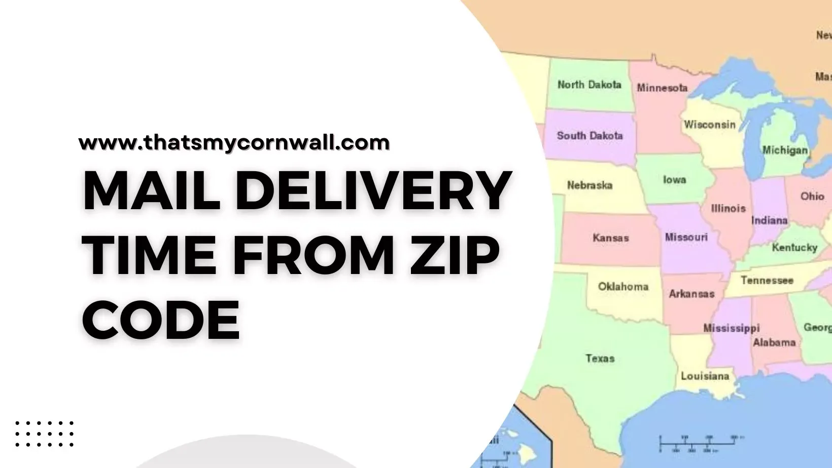 Mail Delivery Time From Zip Code to Zip Code